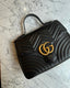 Gucci GG Marmont Medium Top Handle Black