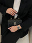 Chanel Trendy CC Mini Flap Bag Black Lambskin CHW