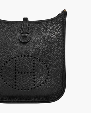 Hermès Evelyne 16 Black Clemence GHW