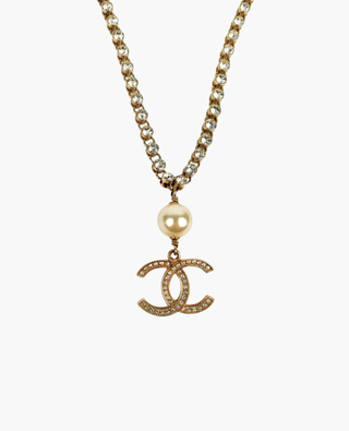 Chanel Pearl Stones CC Necklace