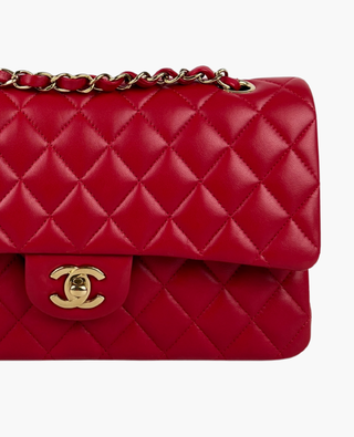 Chanel Timeless Medium Lambskin Dark Red GHW