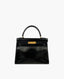 Hermès Kelly Vintage Box Calf Leather Black 28