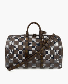 Louis Vuitton Keepall 50 B Monogram Chess