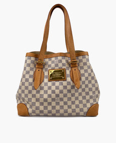 Louis Vuitton Hampstead Tote MM Damier Azur