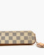 Louis Vuitton Damier Azur Elizabeth Pencil Pouch Rose Ballerine