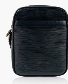 Louis Vuitton Danube Slim Black Crossbody Bag