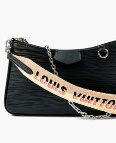 Louis Vuitton Easy Pouch On Strap Epi Black