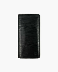 Louis Vuitton Fold Wallet Black Epi Leather