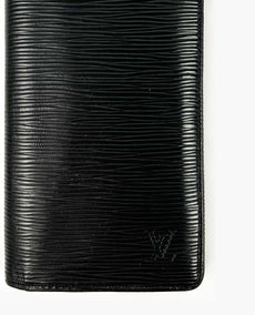 Louis Vuitton Fold Wallet Black Epi Leather