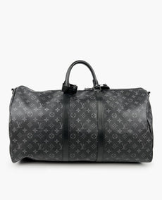 Louis Vuitton Keepall 55 B Monogram Eclipse