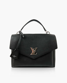 Louis Vuitton Mylockme Satchel Black SHW