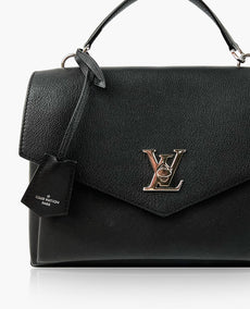 Louis Vuitton Mylockme Satchel Black SHW