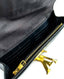 Louis Vuitton Louise Clutch Black Patent Leather