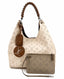 Louis Vuitton Carmel Hobo Mahina Leather Cream