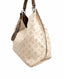 Louis Vuitton Carmel Hobo Mahina Leather Cream