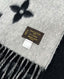 Louis Vuitton Cashmere Monogram Reykjavik Scarf Black