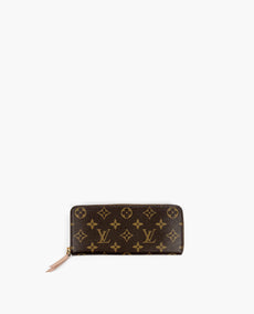 Louis Vuitton Clémence Wallet Monogram Rose Ballerine