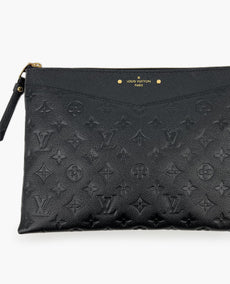 Louis Vuitton Daily Pouch Monogram Black Empreinte