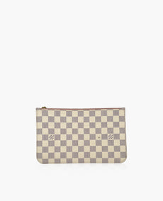 Louis Vuitton Pochette Damier Azur Rose Ballerine