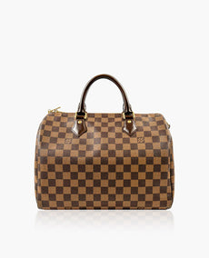 Louis Vuitton Speedy 30 Bandouliere Damier Ebene