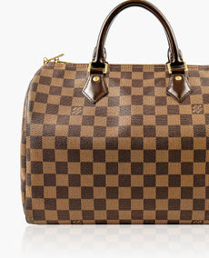 Louis Vuitton Speedy 30 Bandouliere Damier Ebene