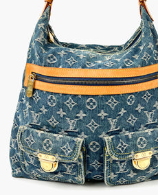 Louis Vuitton Baggy GM Monogram Denim Blue