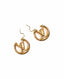 Louis Vuitton Louise Gold Hoop Earrings