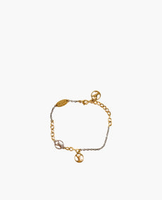 Louis Vuitton Logomania Bracelet Gold Silver