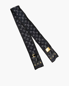 Louis Vuitton Silk Monogram New Denim Bandeau