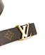 Louis Vuitton Iconic Monogram Reversible Belt 80 Black