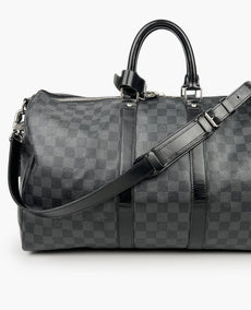 Louis Vuitton Keepall 45 B Damier Graphite