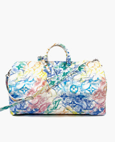 Louis Vuitton Monogram Pastel Colors Keepall 50B Multicolor