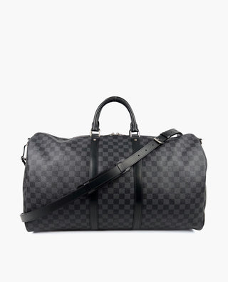 Louis Vuitton Keepall 55 B Damier Graphite