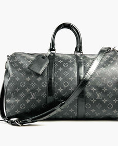 Louis Vuitton Keepall 45 B Monogram Eclipse