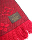 Louis Vuitton Logomania Scarf Ruby