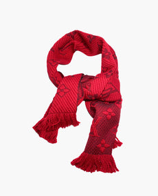 Louis Vuitton Logomania Scarf Ruby