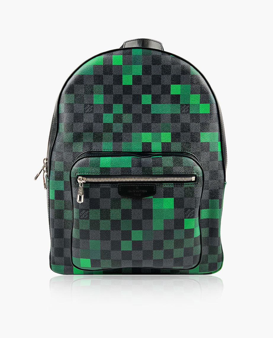 Louis Vuitton Josh Backpack Limited Edition Damier Graphite Pixel – Luxury Helsinki