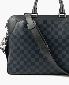 Louis Vuitton Oliver Briefcase Damier Cobalt