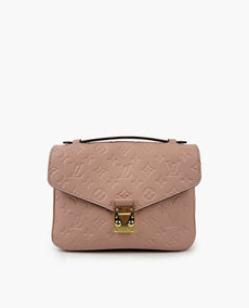 Louis Vuitton Pochette Metis Monogram Empreinte Rose Poudre