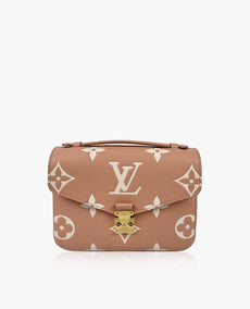 Louis Vuitton Monogram Rose Trianon Creme Pochette Métis