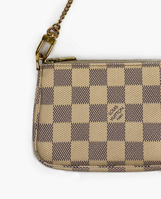 Louis Vuitton Mini Pochette Accessories Damier Azur