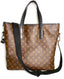 Louis Vuitton Davis Monogram Macassar Handle Bag with Strap