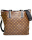 Louis Vuitton Davis Monogram Macassar Handle Bag with Strap