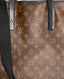 Louis Vuitton Davis Monogram Macassar Handle Bag with Strap