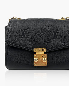 Louis Vuitton Saint Germain BB Black Monogram Empreinte Bag