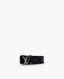 Louis Vuitton LV Initials Matte Black Monogram Belt 95