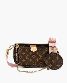 Louis Vuitton Monogram Multipochette Rose Clair