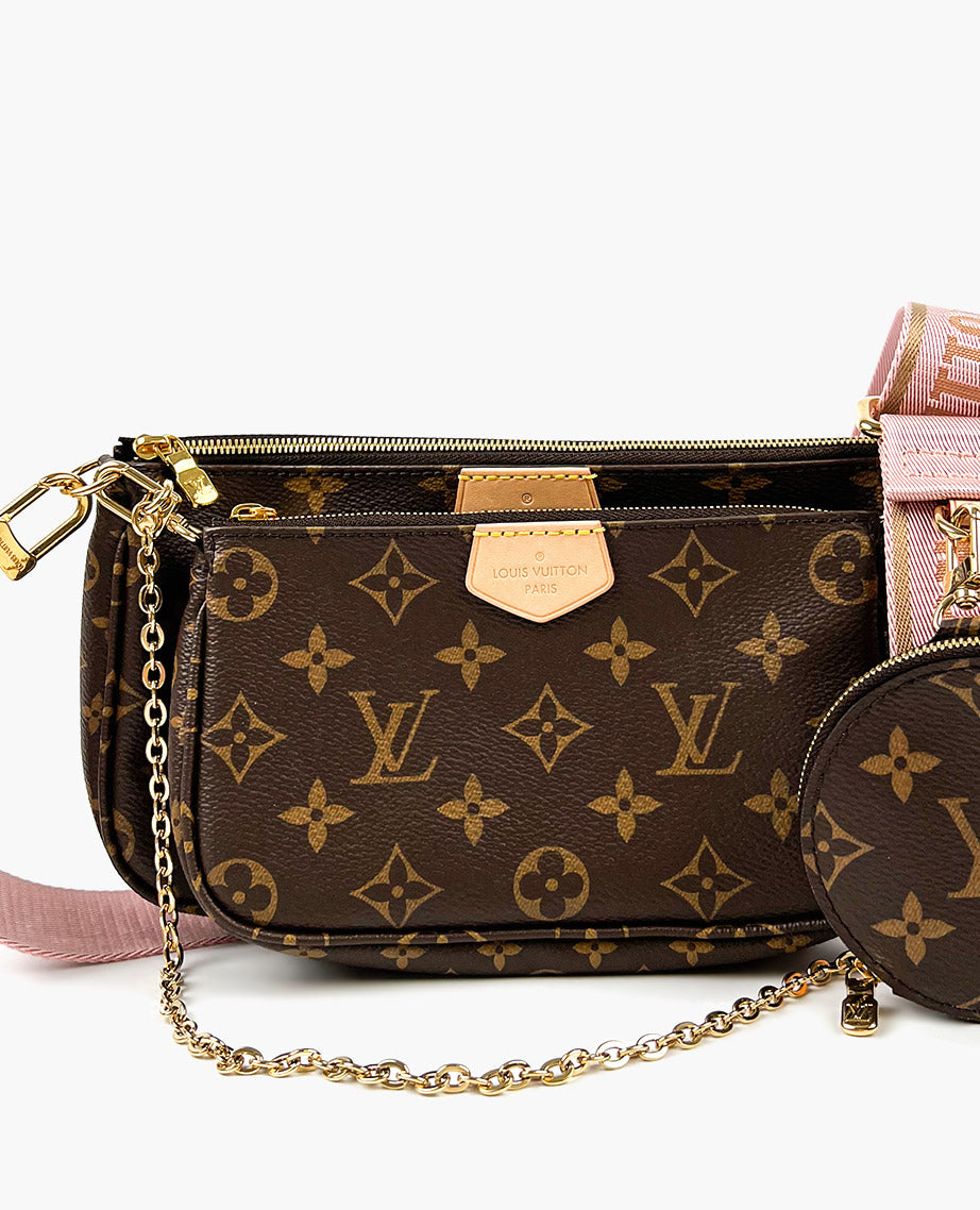 Shoulder Bag Monogram Multi Pochette Accessoires Rose Clair LOUIS