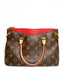 Louis Vuitton Pallas BB Monogram Red