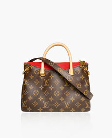 Louis Vuitton Pallas BB Monogram Red